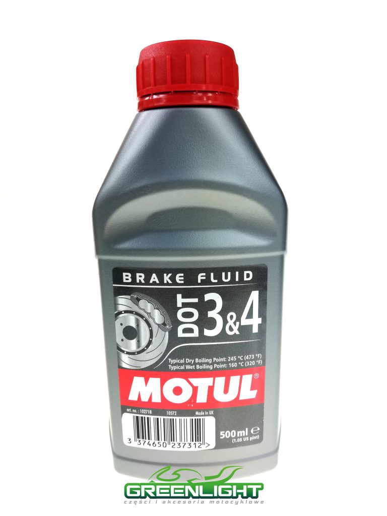 MOTUL DOT 3 & 4 – płyn hamulcowy 500ml MU102718 – Greenlight